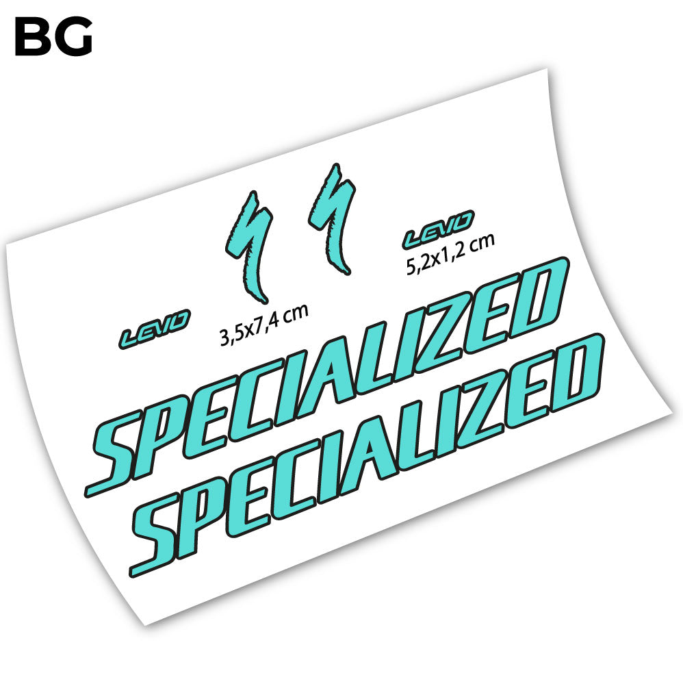 Stickers Specialized Turbo Levo 2021 compatibles Autocollants cadre