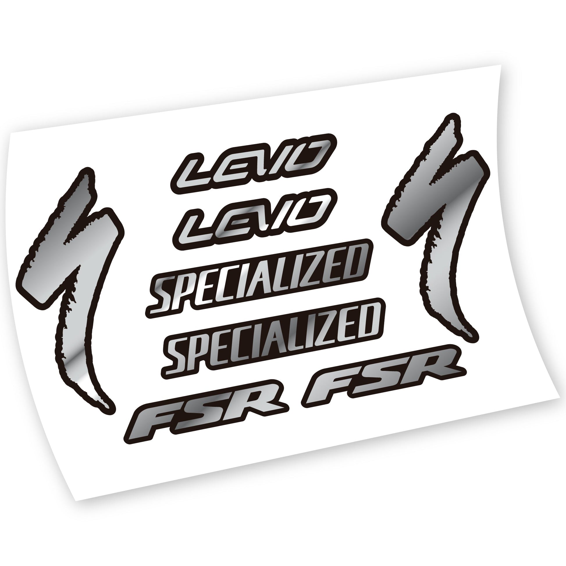 Stickers Specialized Levo FSR compatibles Autocollants cadre