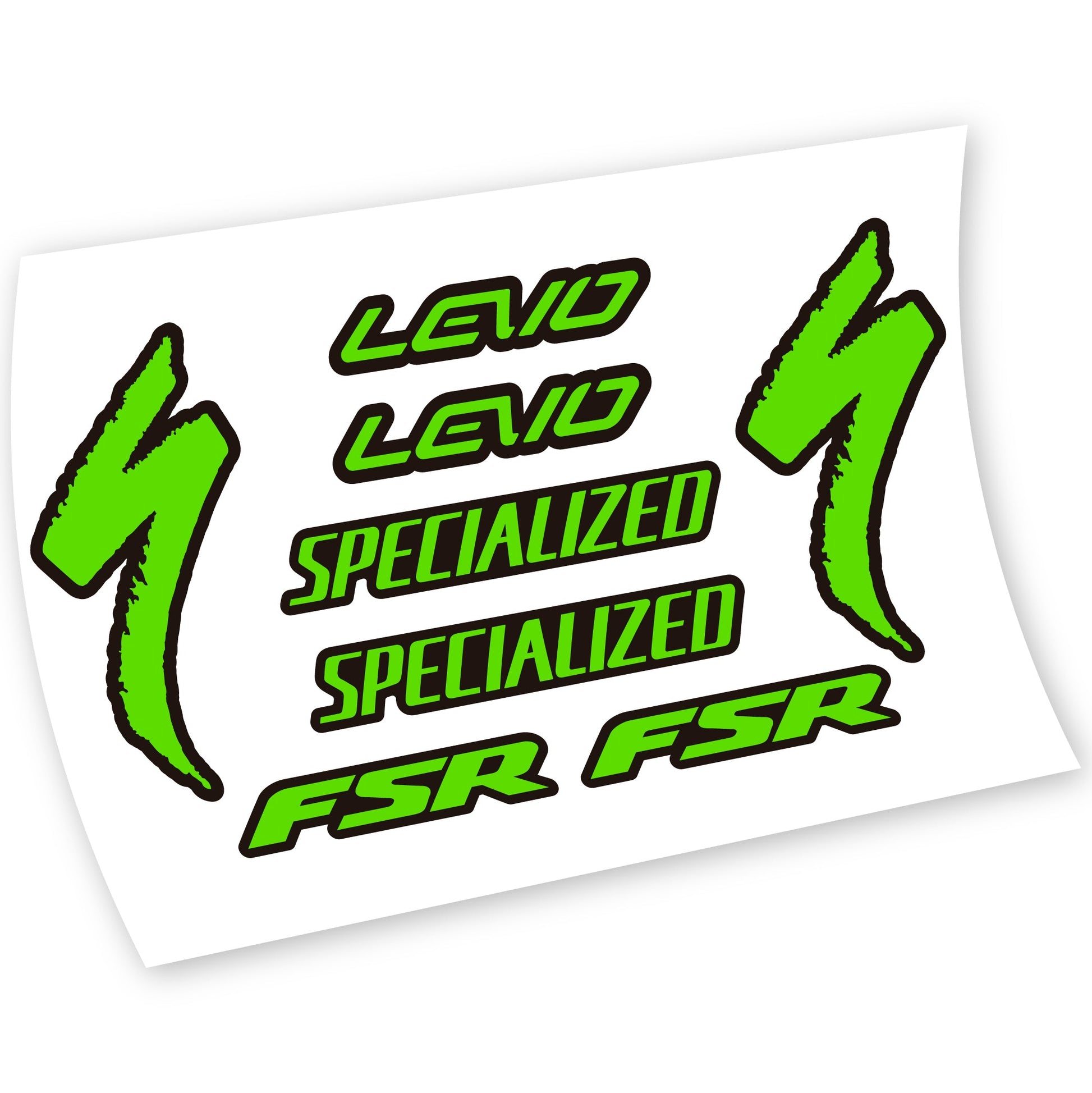 Stickers Specialized Levo FSR compatibles Autocollants cadre