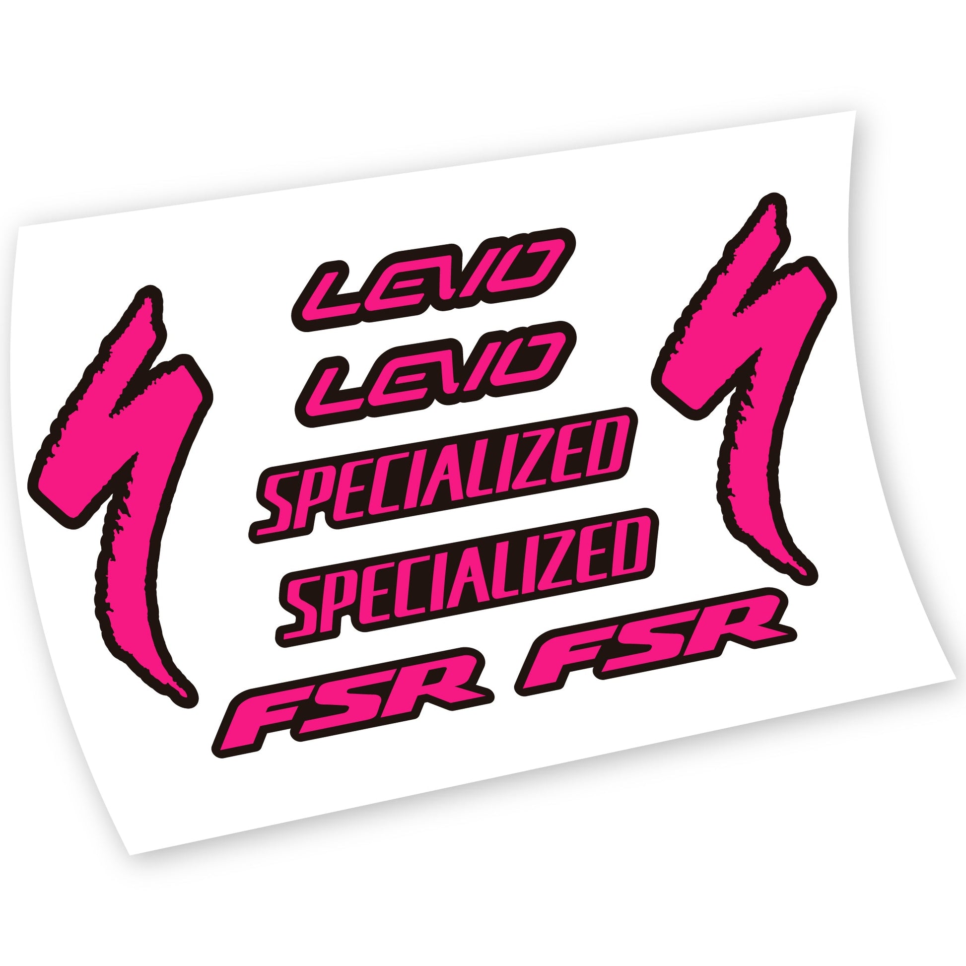 Stickers Specialized Levo FSR compatibles Autocollants cadre