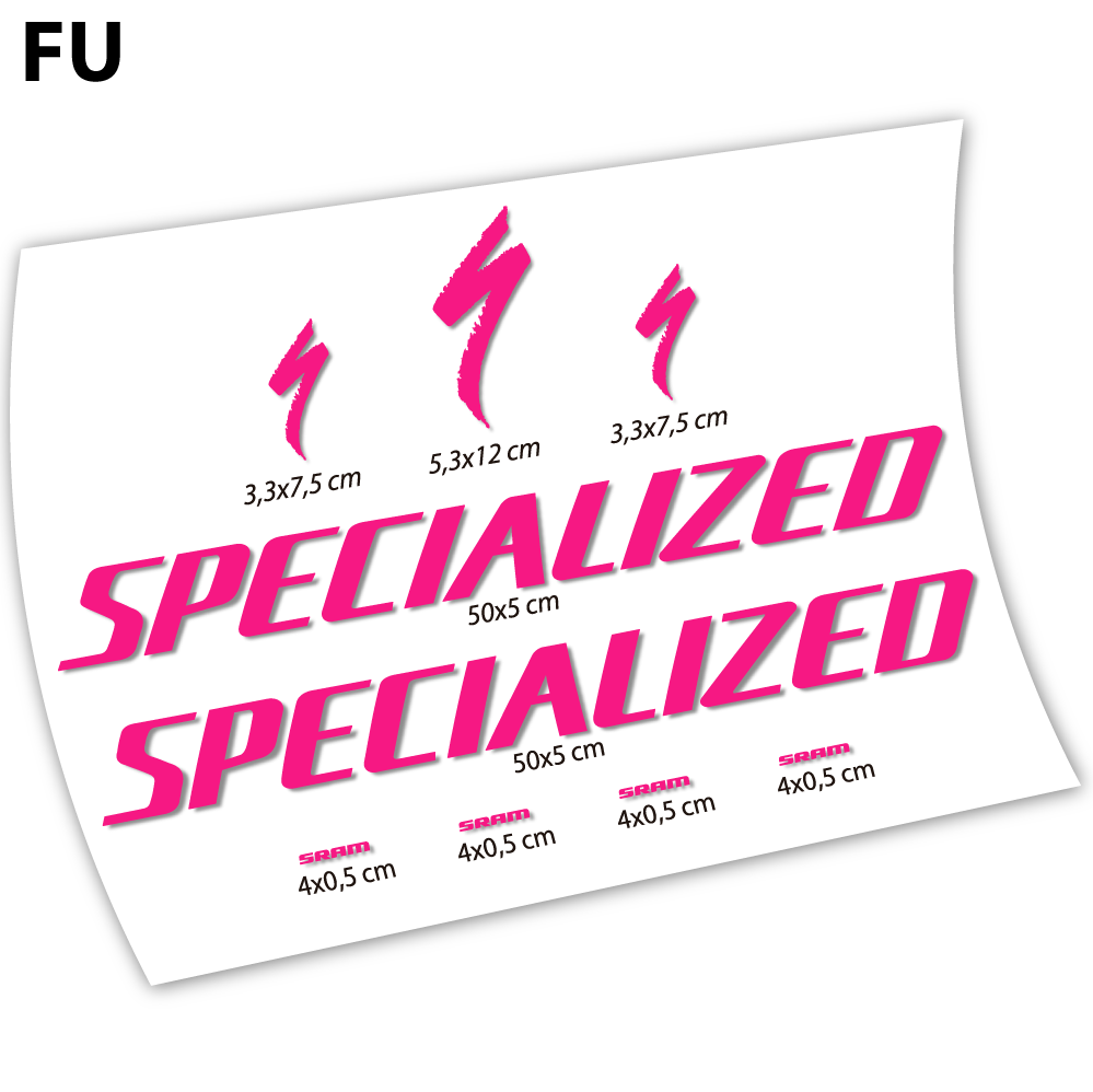 Stickers Specialized compatibles Autocollants cadre