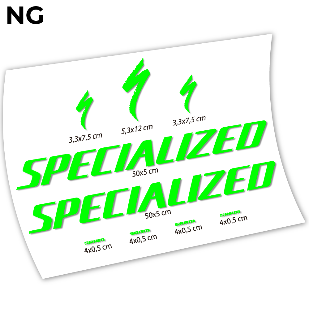 Stickers Specialized compatibles Autocollants cadre