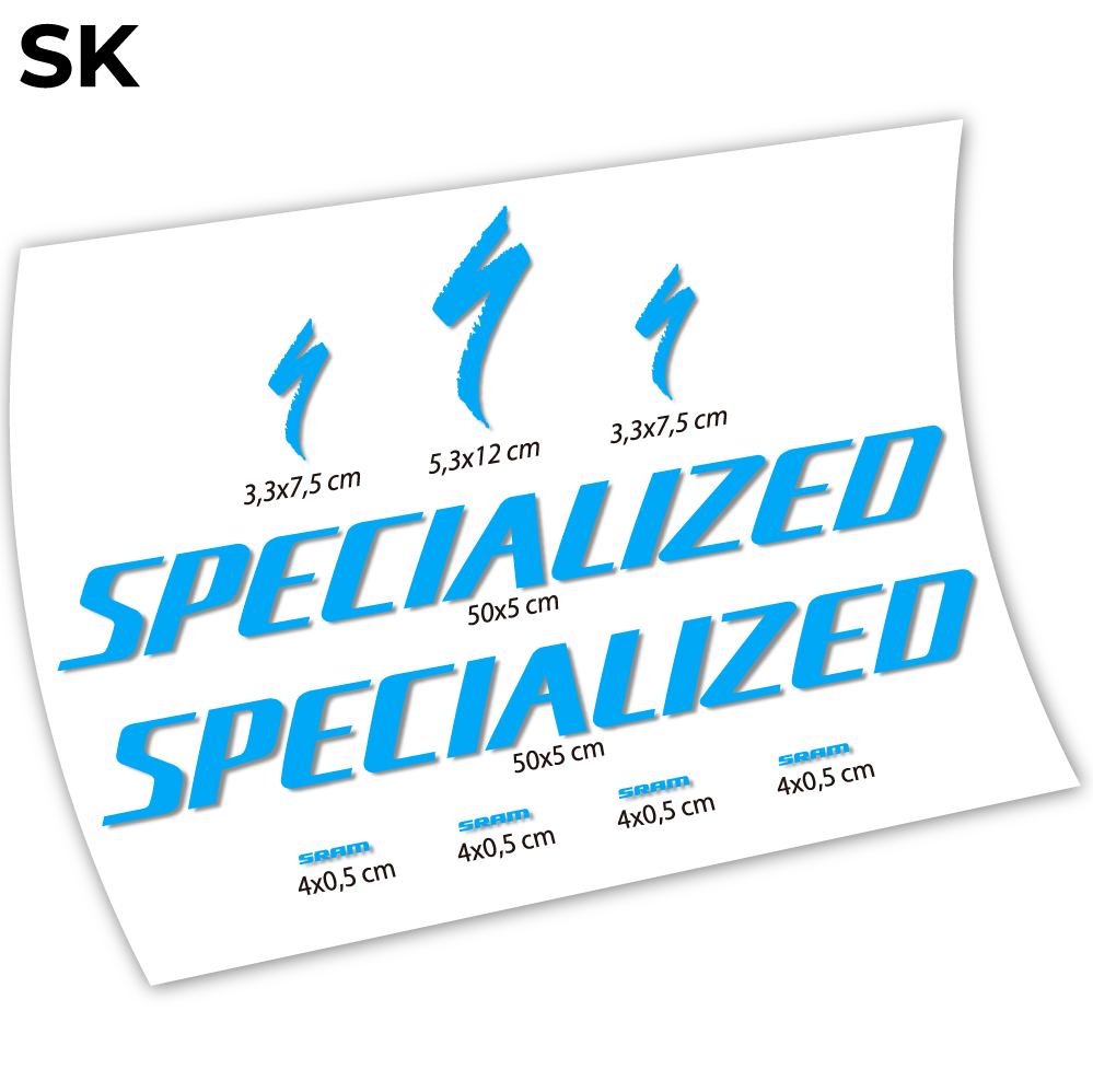 Stickers Specialized compatibles Autocollants cadre