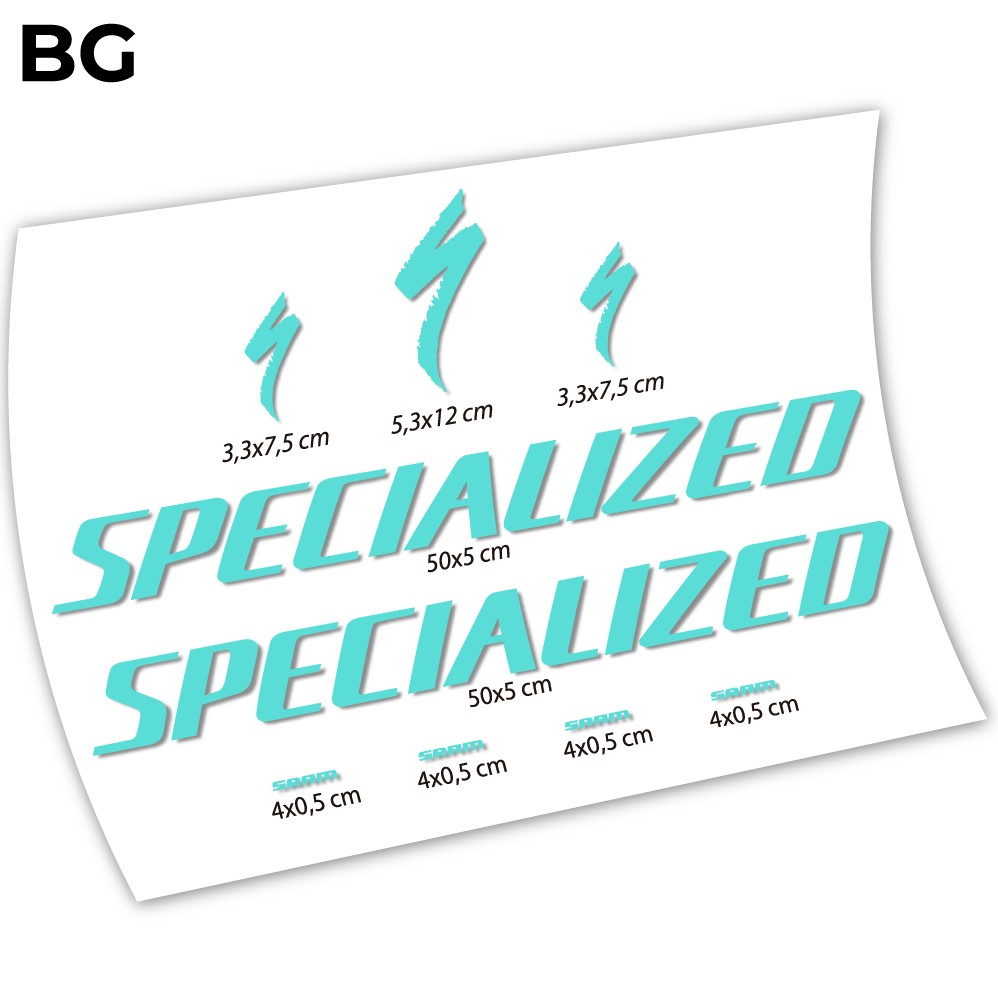 Stickers Specialized compatibles Autocollants cadre