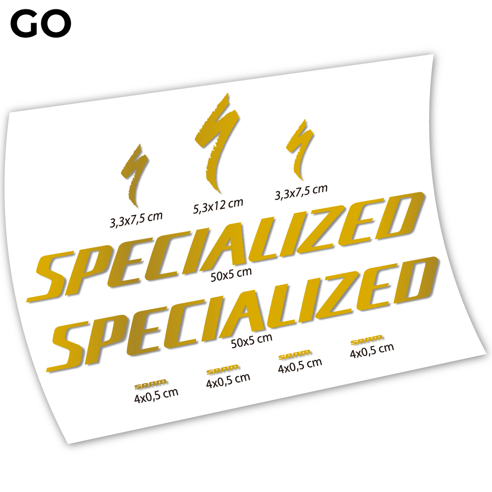Stickers Specialized compatibles Autocollants cadre