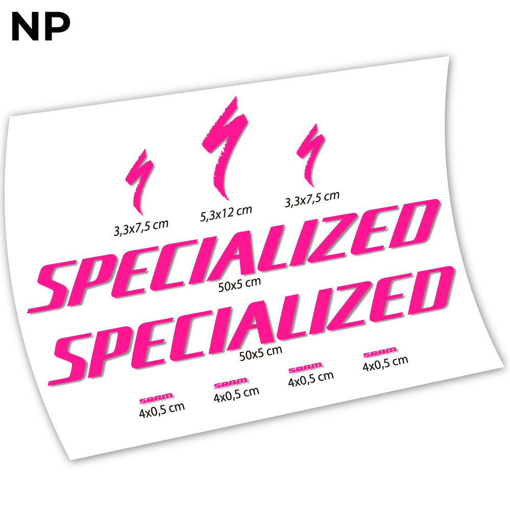Stickers Specialized compatibles Autocollants cadre