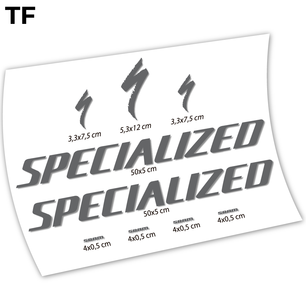 Stickers Specialized compatibles Autocollants cadre