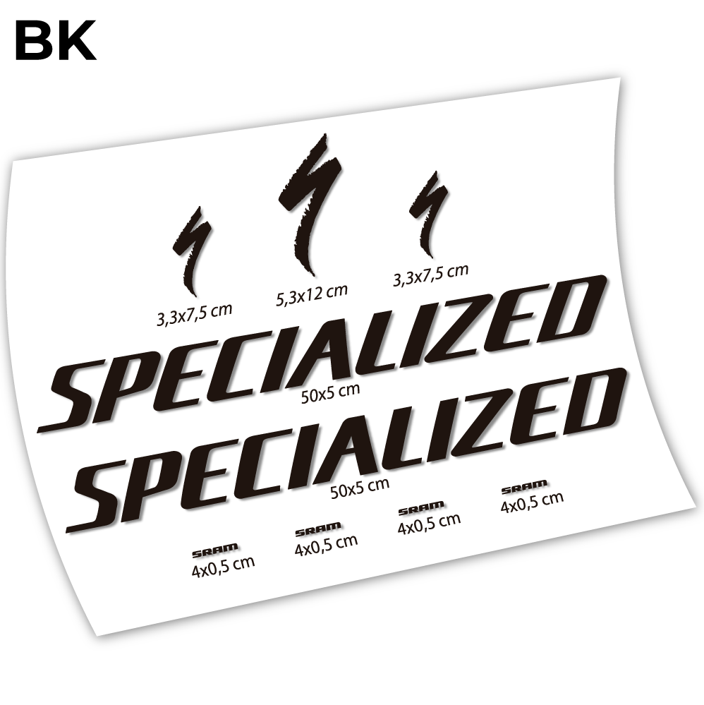 Stickers Specialized compatibles Autocollants cadre
