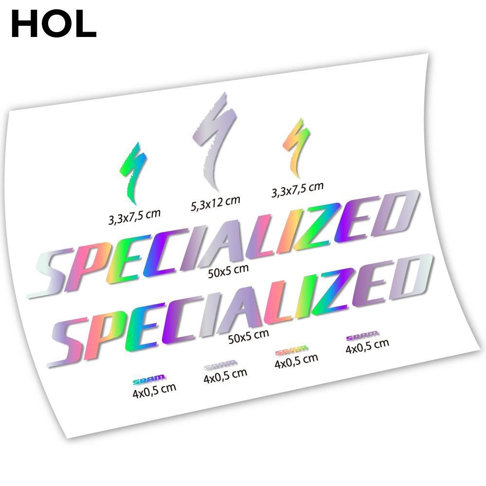 Stickers Specialized compatibles Autocollants cadre