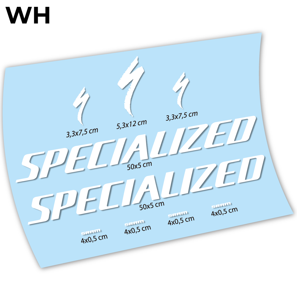 Stickers Specialized compatibles Autocollants cadre