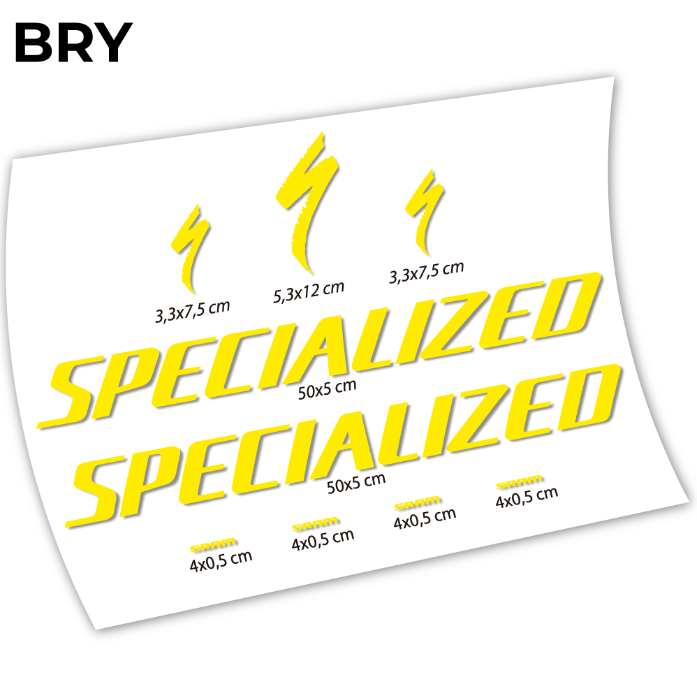 Stickers Specialized compatibles Autocollants cadre