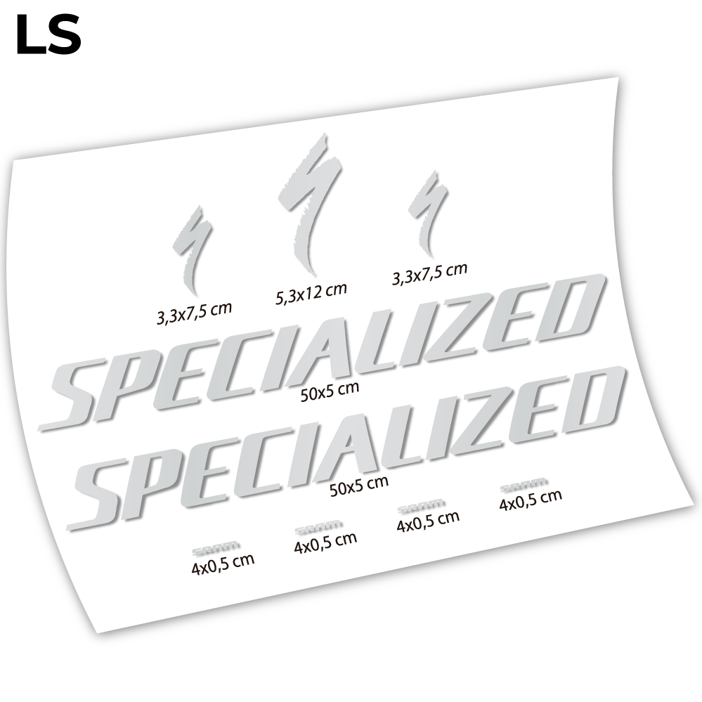 Stickers Specialized compatibles Autocollants cadre