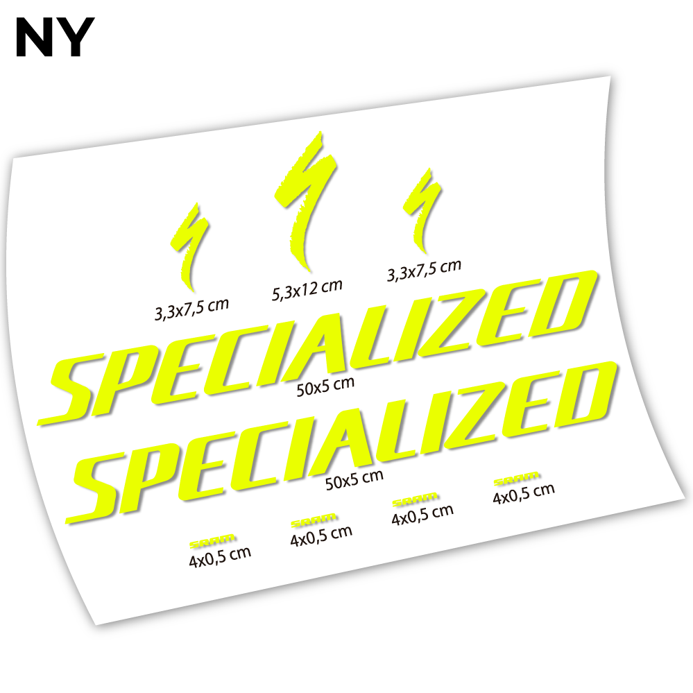 Stickers Specialized compatibles Autocollants cadre