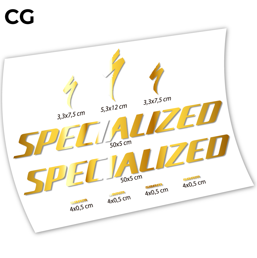 Stickers Specialized compatibles Autocollants cadre