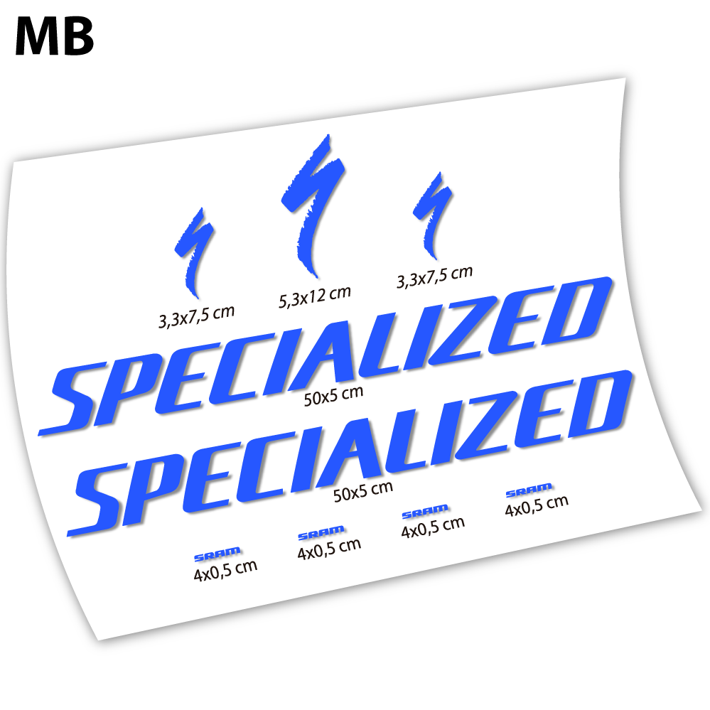 Stickers Specialized compatibles Autocollants cadre
