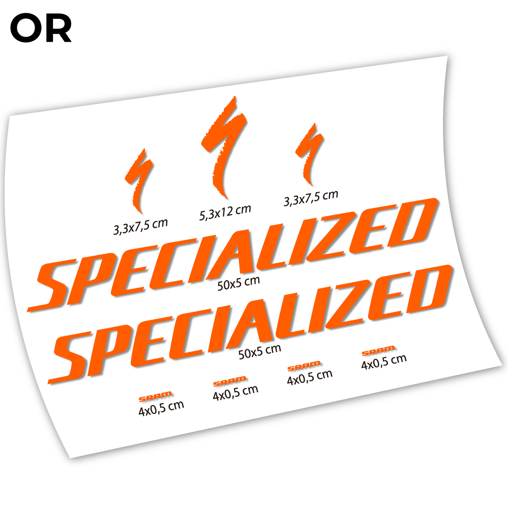 Stickers Specialized compatibles Autocollants cadre