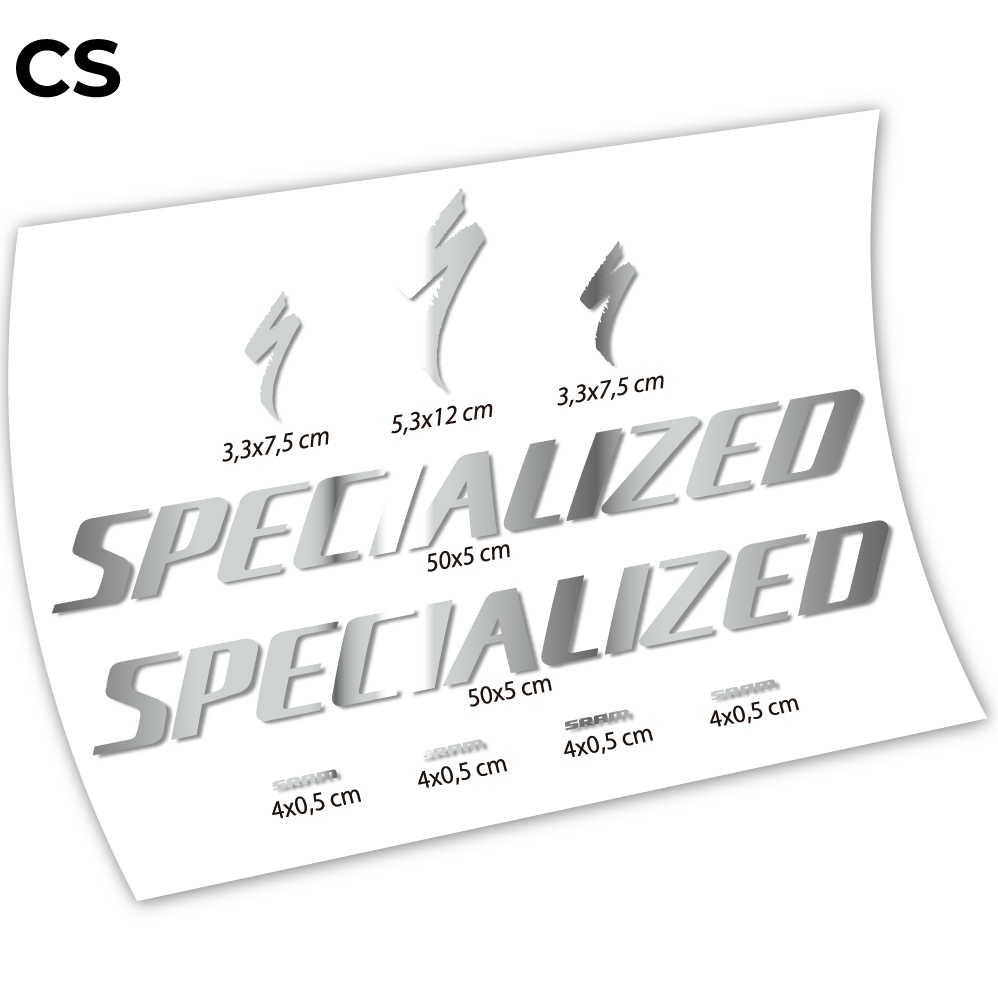Stickers Specialized compatibles Autocollants cadre
