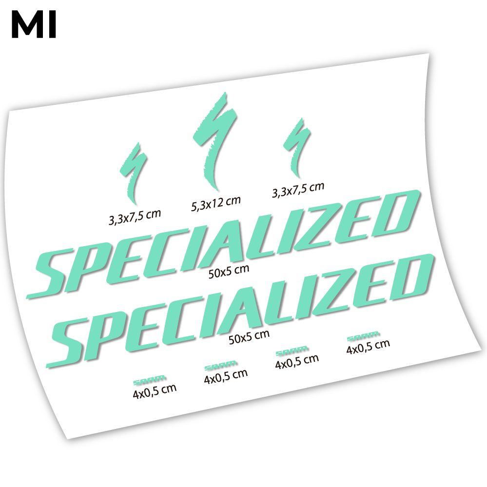 Stickers Specialized compatibles Autocollants cadre