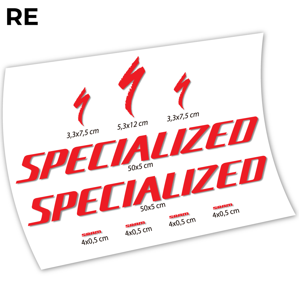 Stickers Specialized compatibles Autocollants cadre