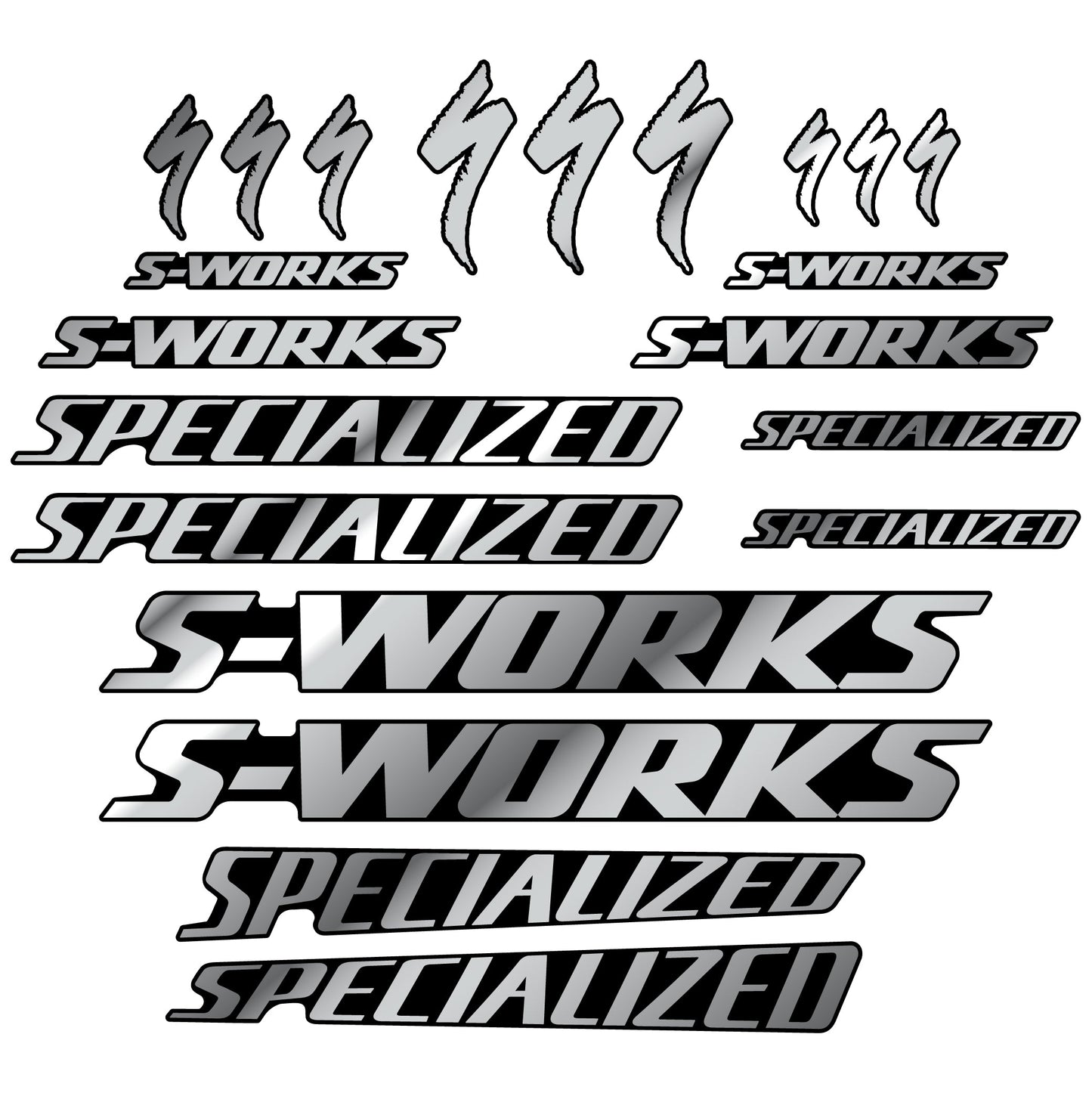 Stickers Specialized compatibles Autocollants cadre
