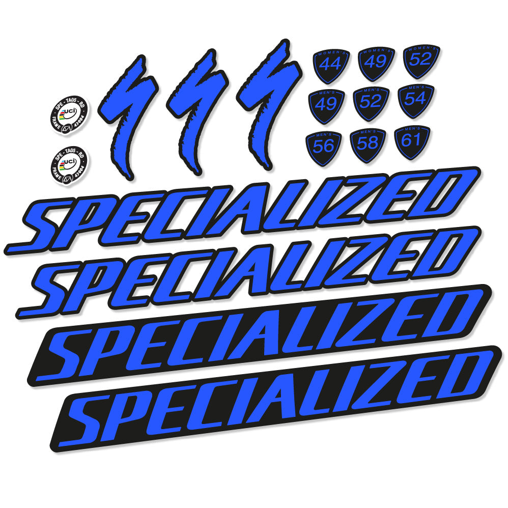 Stickers Specialized Tarmac Disc Pro Di2 2019 compatibles Autocollants cadre