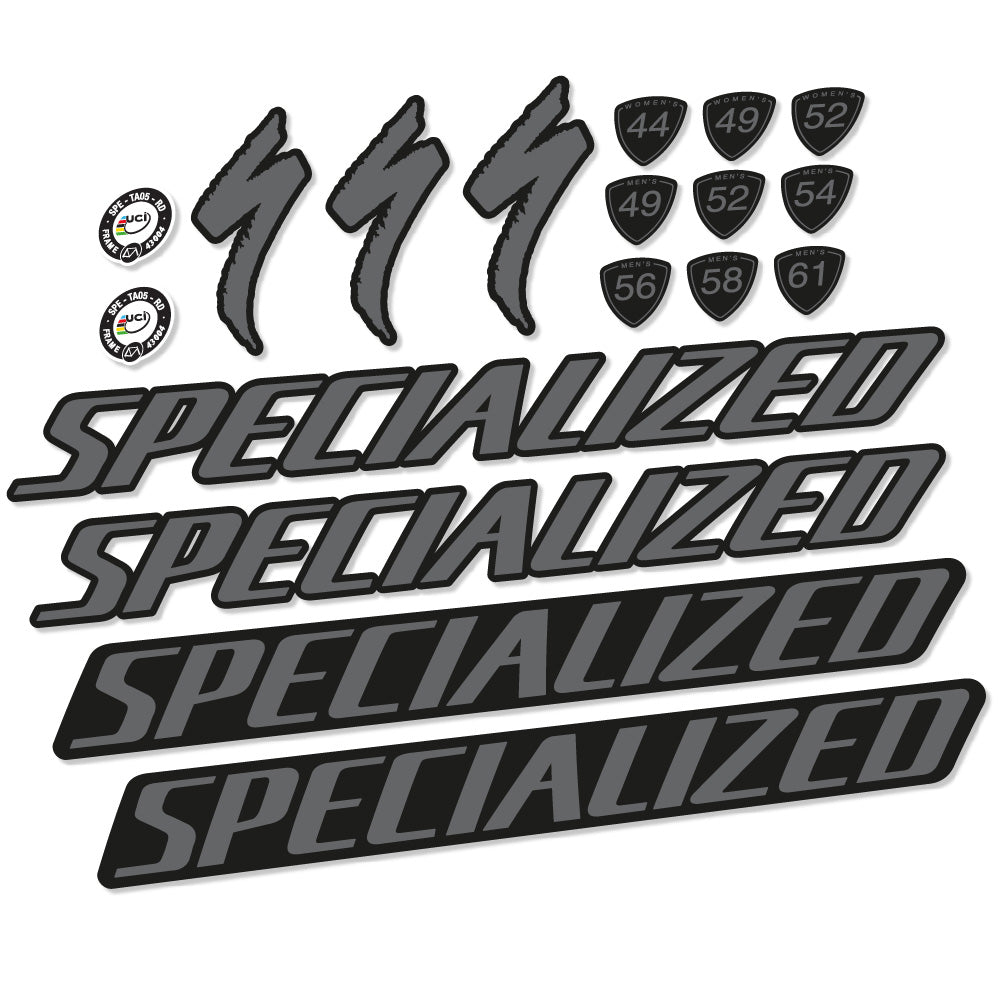 Stickers Specialized Tarmac Disc Pro Di2 2019 compatibles Autocollants cadre