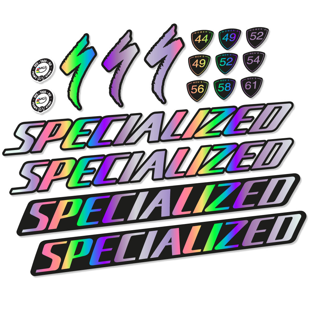 Stickers Specialized Tarmac Disc Pro Di2 2019 compatibles Autocollants cadre