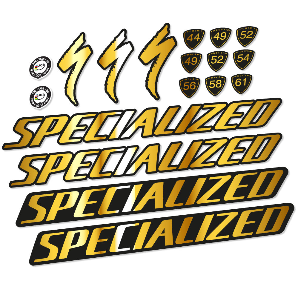 Stickers Specialized Tarmac Disc Pro Di2 2019 compatibles Autocollants cadre