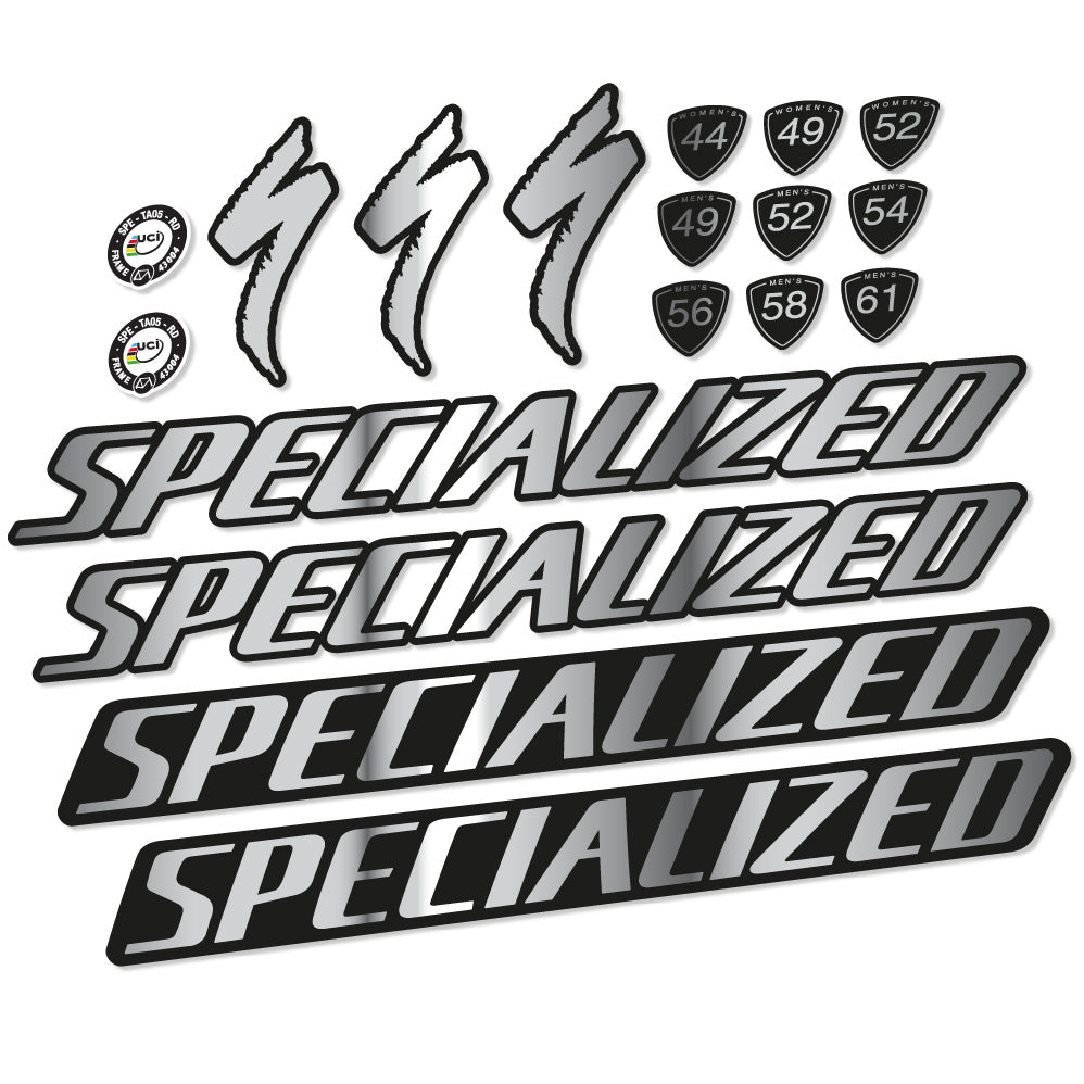 Stickers Specialized Tarmac Disc Pro Di2 2019 compatibles Autocollants cadre