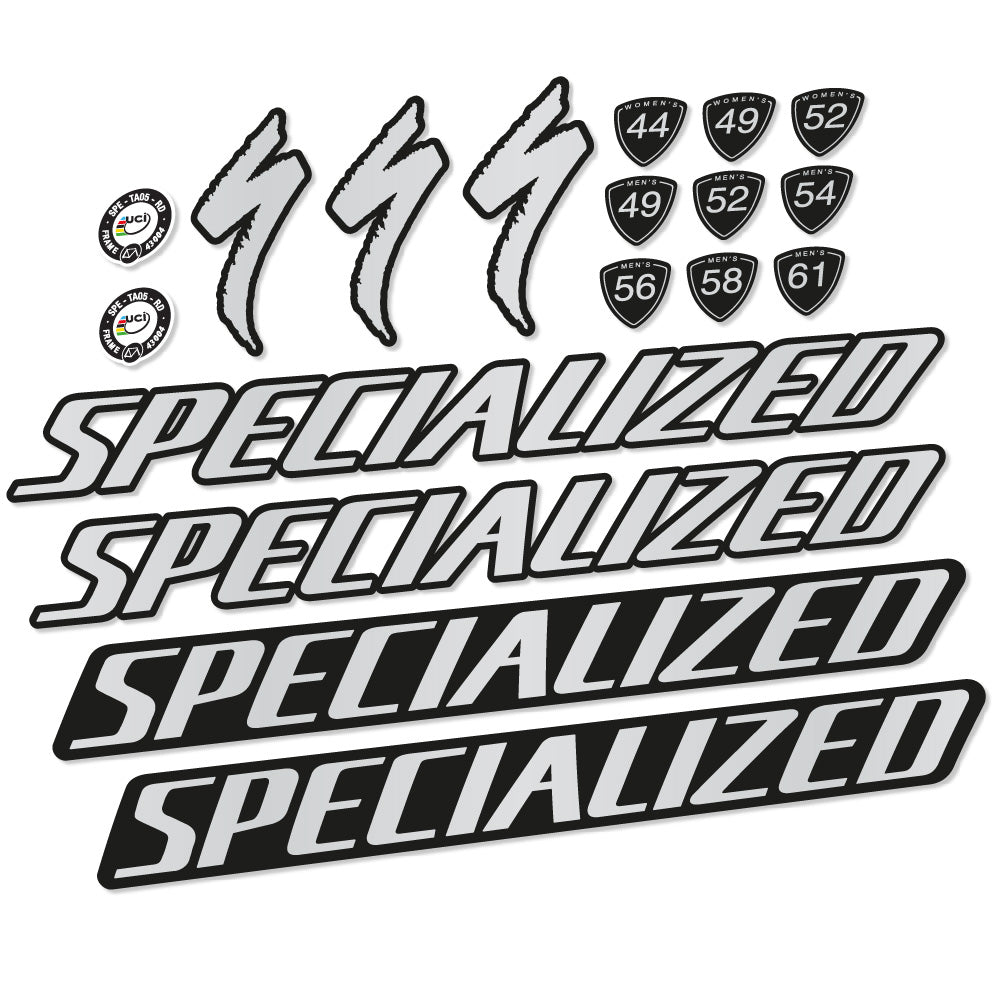 Stickers Specialized Tarmac Disc Pro Di2 2019 compatibles Autocollants cadre