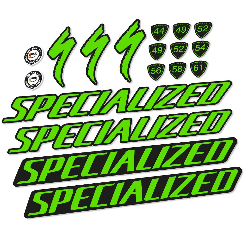 Stickers Specialized Tarmac Disc Pro Di2 2019 compatibles Autocollants cadre