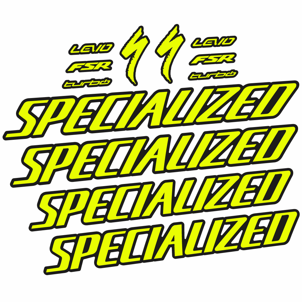 Stickers Specialized Turbo Levo Comp Carbon 2023 compatibles Autocollants cadre