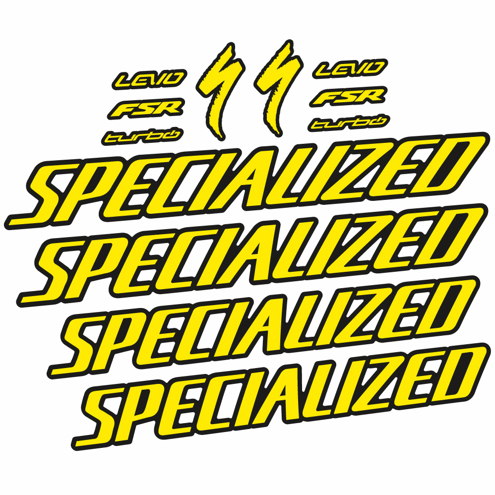 Stickers Specialized Turbo Levo Comp Carbon 2023 compatibles Autocollants cadre