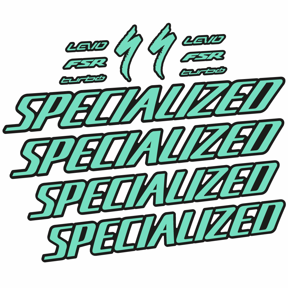 Stickers Specialized Turbo Levo Comp Carbon 2023 compatibles Autocollants cadre