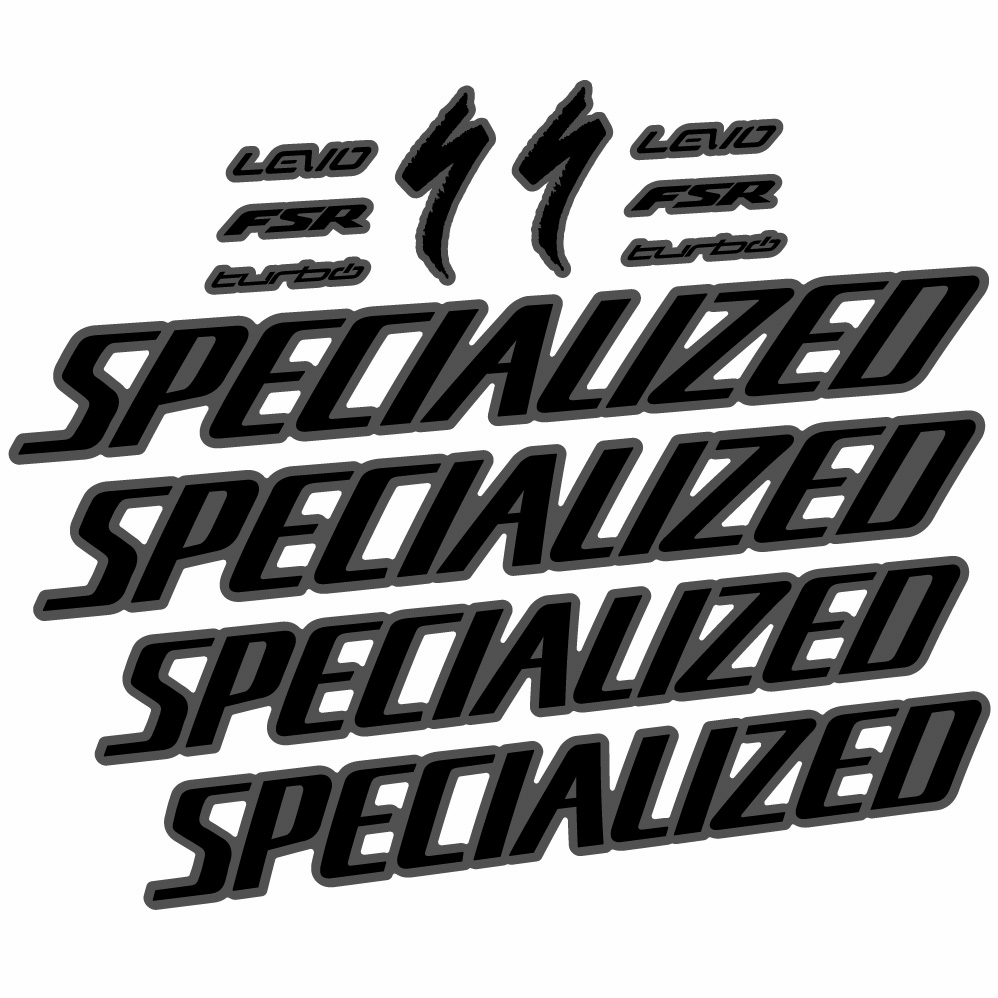 Stickers Specialized Turbo Levo Comp Carbon 2023 compatibles Autocollants cadre