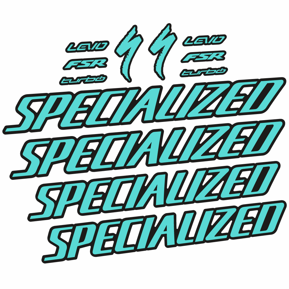 Stickers Specialized Turbo Levo Comp Carbon 2023 compatibles Autocollants cadre