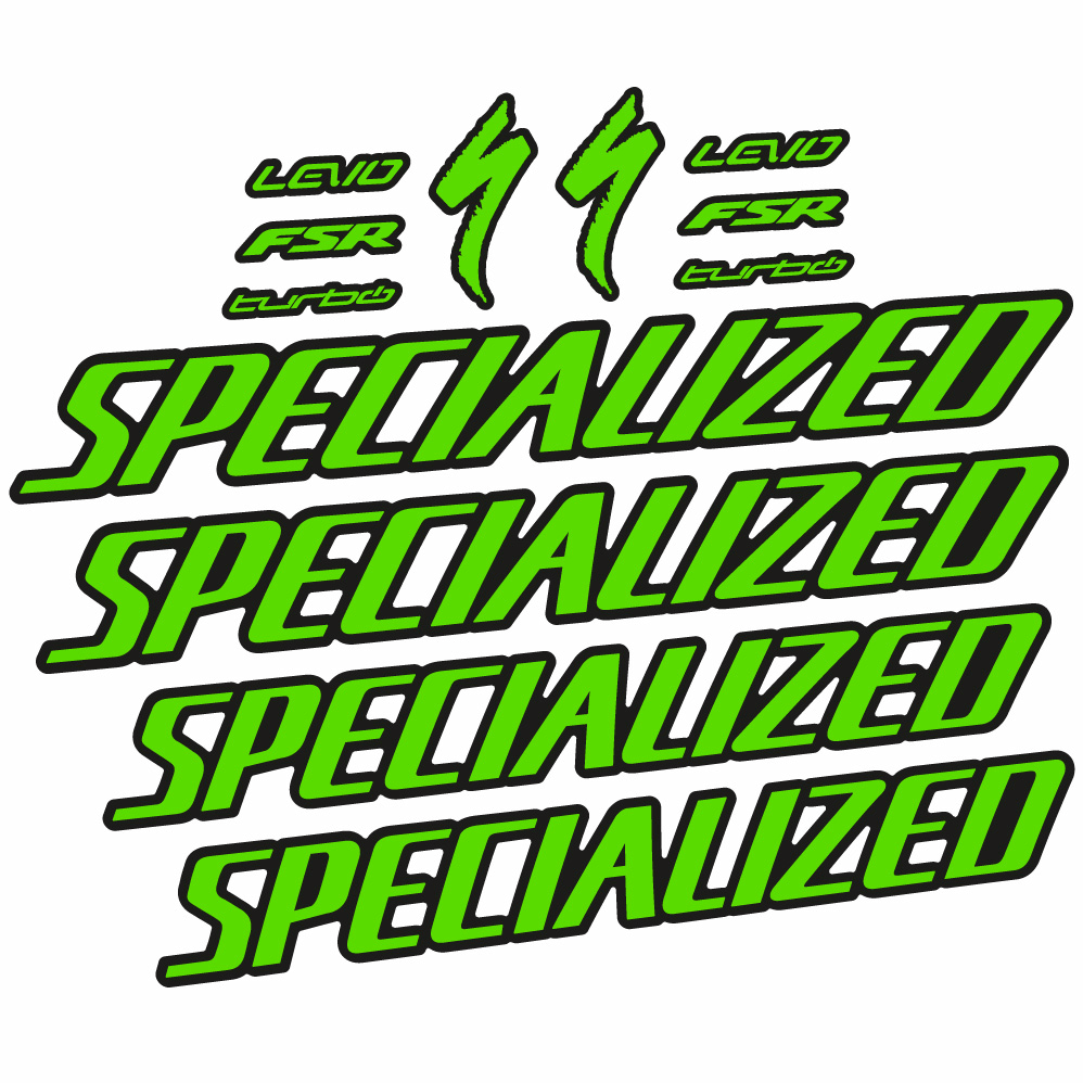 Stickers Specialized Turbo Levo Comp Carbon 2023 compatibles Autocollants cadre