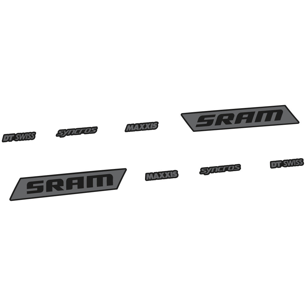 Stickers Sram Syncross Maxxis, inclinable compatibles Autocollants cadre