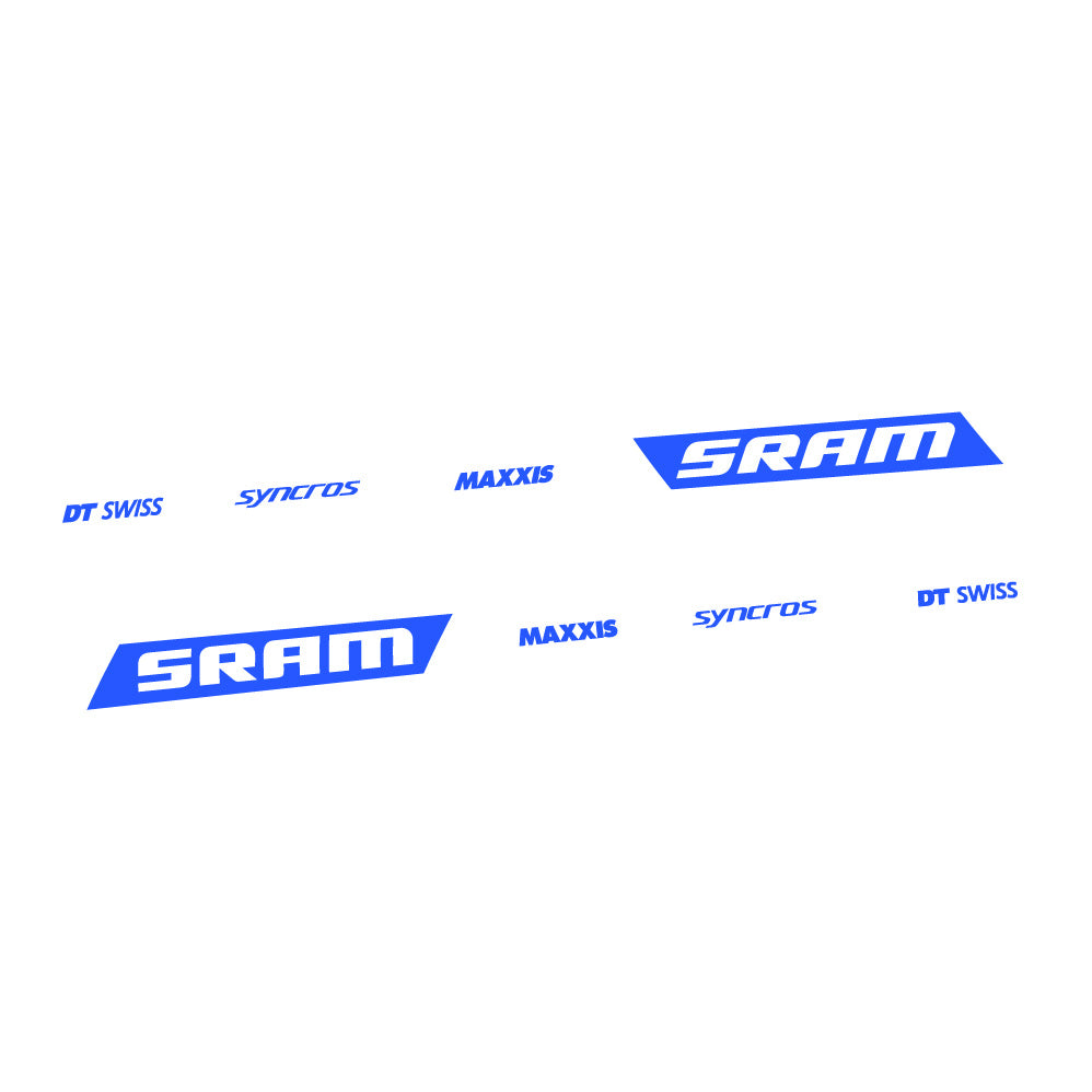 Stickers Scott Spark RC WC Sram DT Swiss Maxxis Syncross, swingarm Autocollants cadre Route