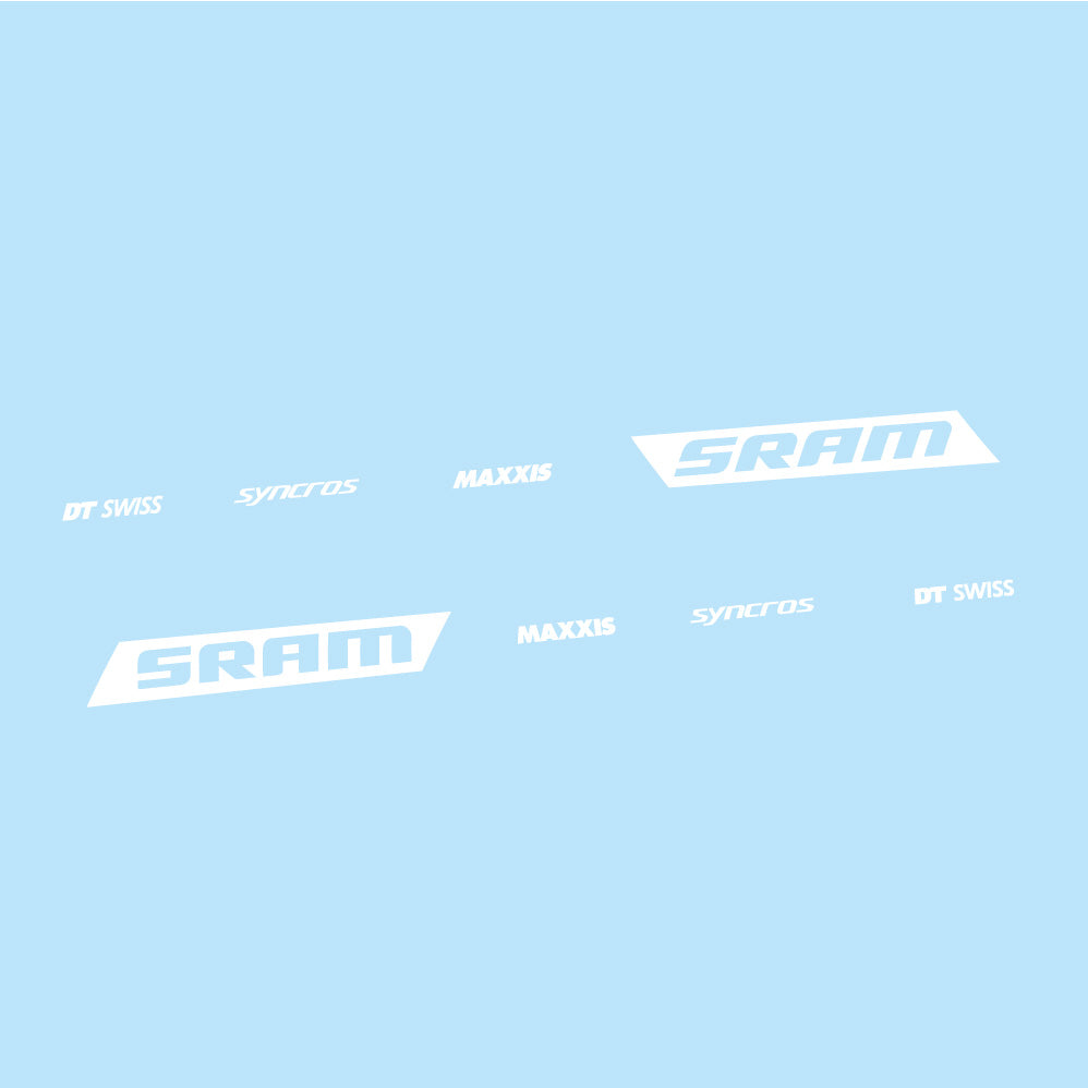 Stickers Scott Spark RC WC Sram DT Swiss Maxxis Syncross, swingarm Autocollants cadre Route