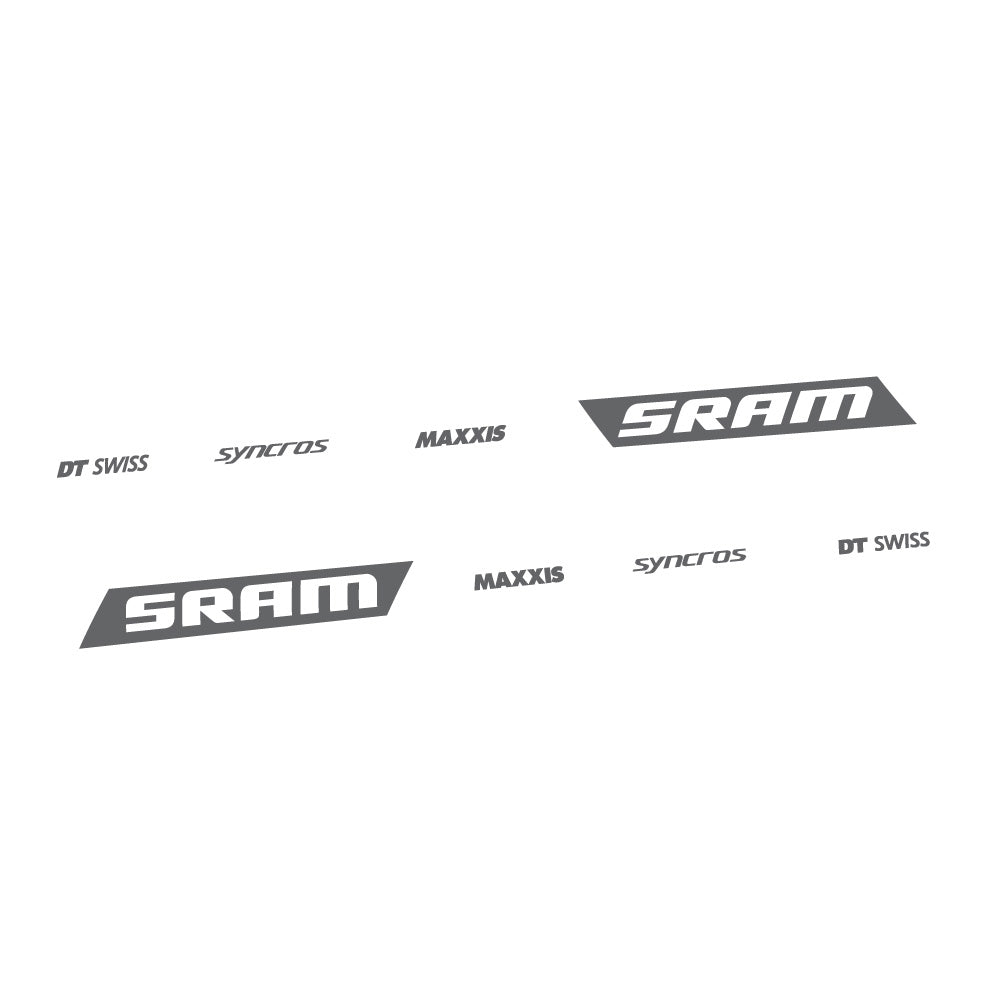 Stickers Scott Spark RC WC Sram DT Swiss Maxxis Syncross, swingarm Autocollants cadre Route