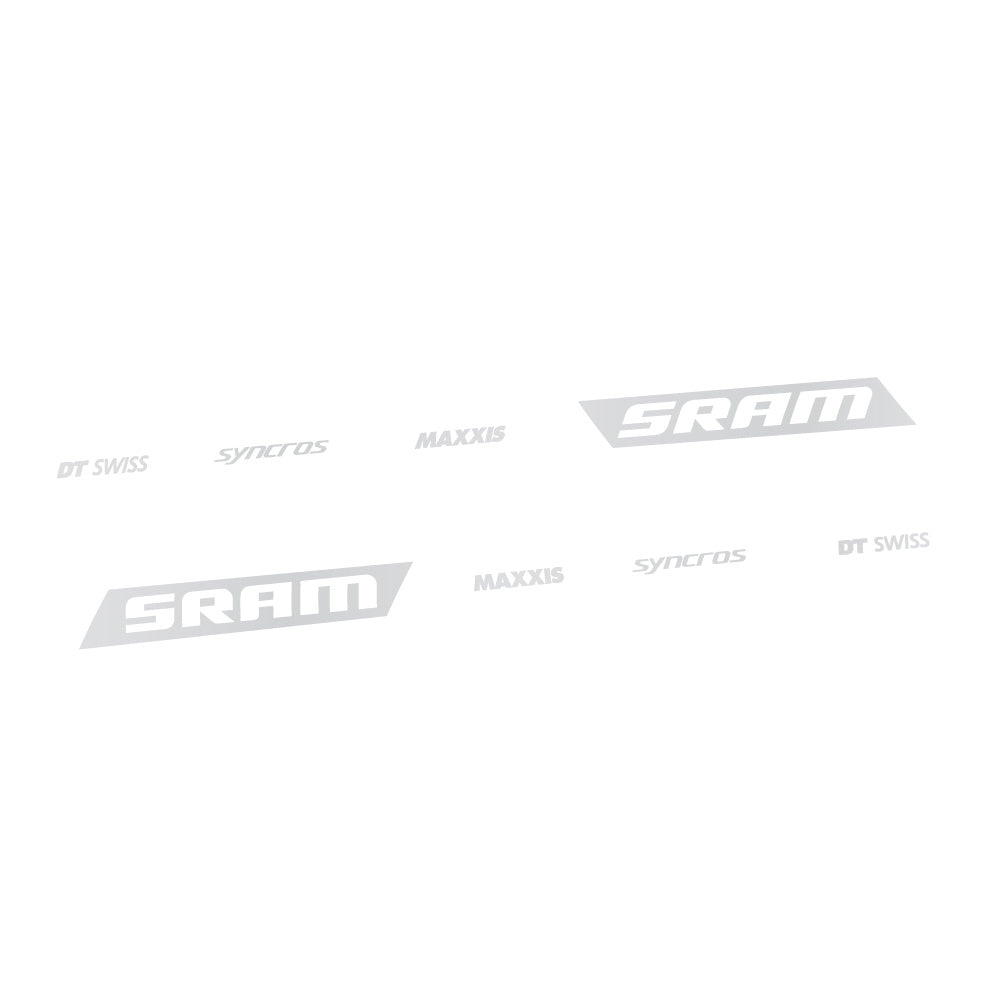 Stickers Scott Spark RC WC Sram DT Swiss Maxxis Syncross compatibles - Autocollants cadre vélo