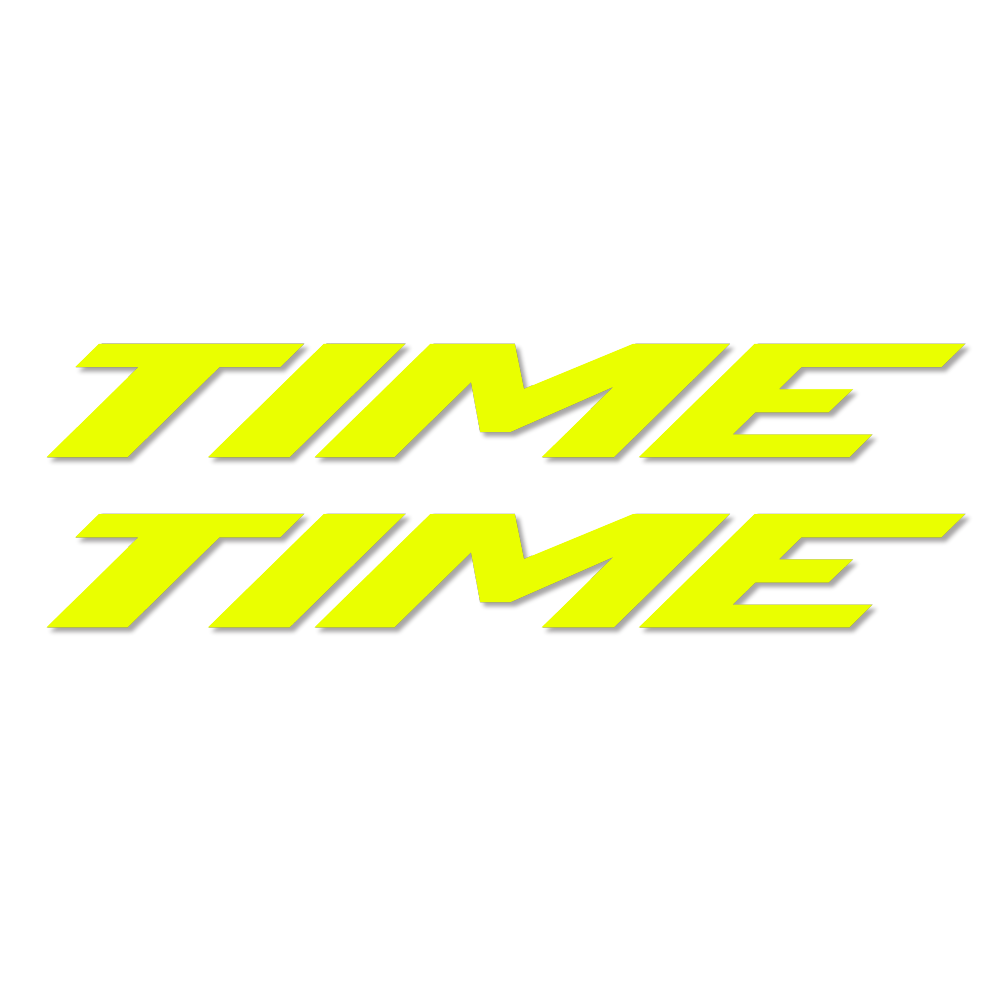 Stickers Time compatibles - Autocollants cadre vélo