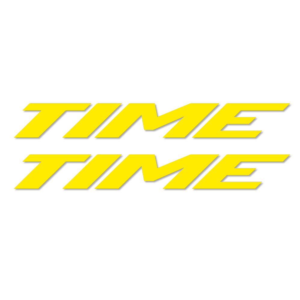 Stickers Time compatibles - Autocollants cadre vélo