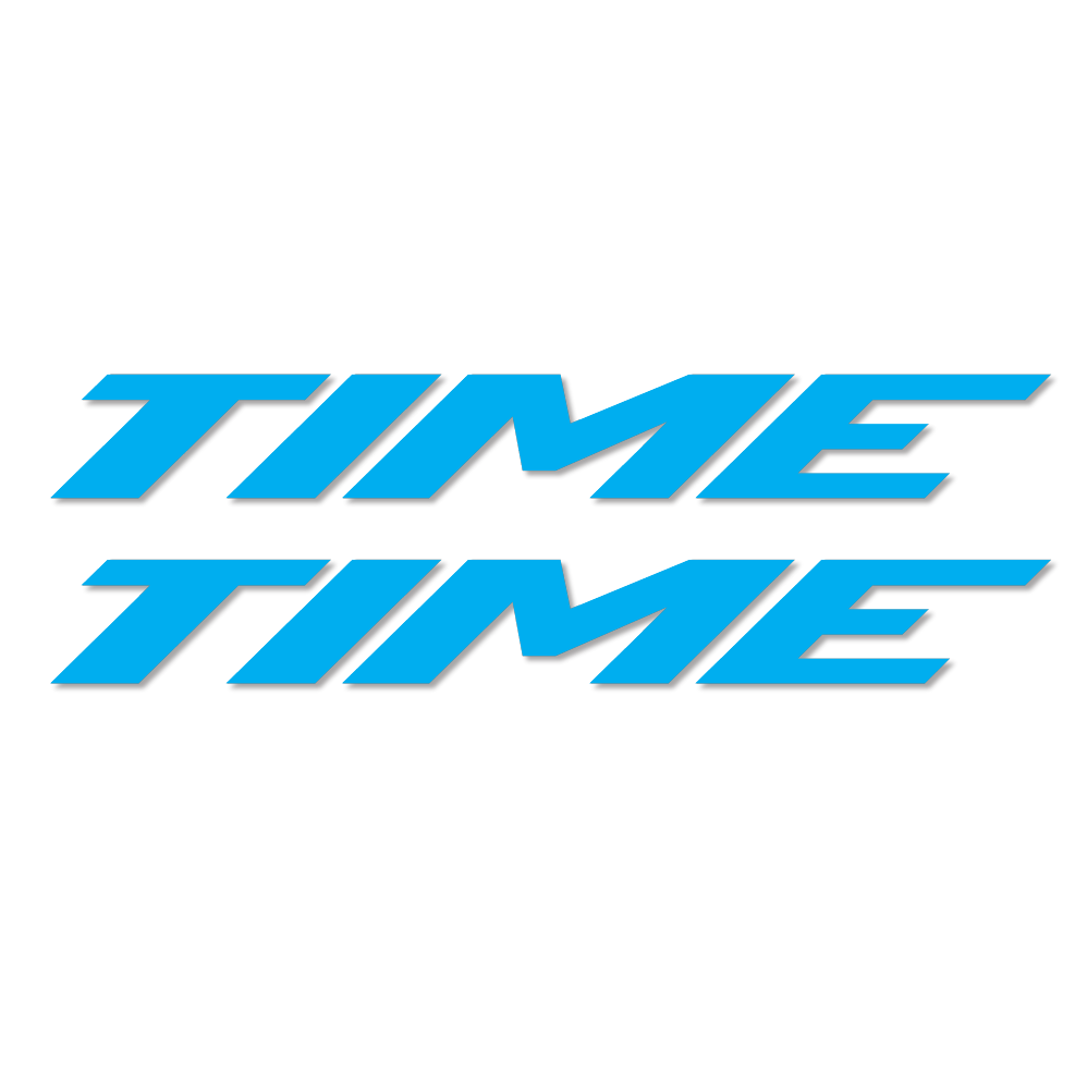Stickers Time compatibles - Autocollants cadre vélo