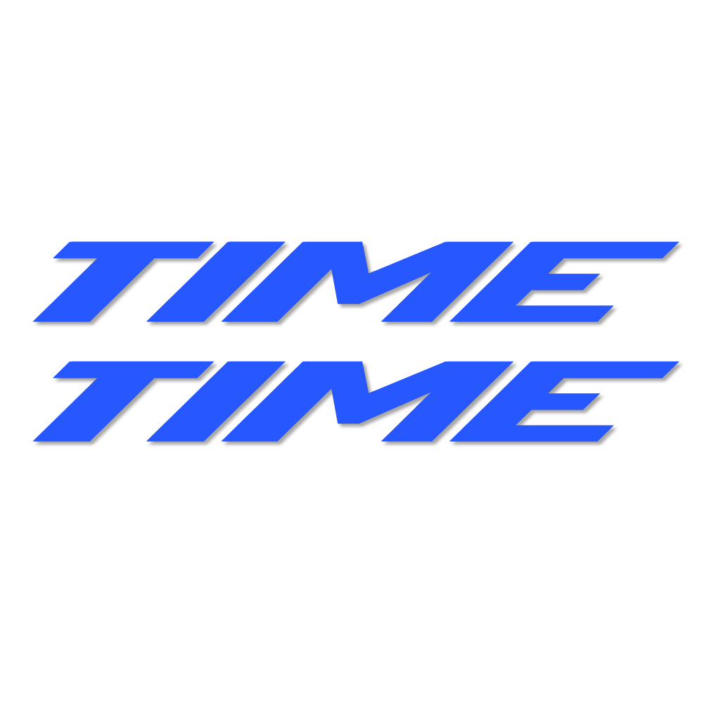 Stickers Time compatibles - Autocollants cadre vélo