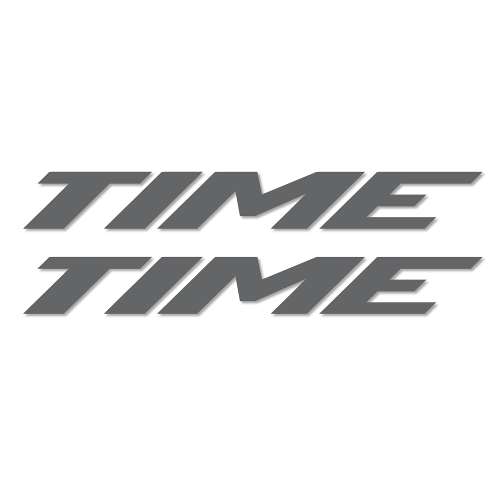 Stickers Time compatibles - Autocollants cadre vélo