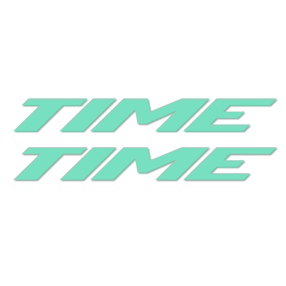 Stickers Time compatibles - Autocollants cadre vélo