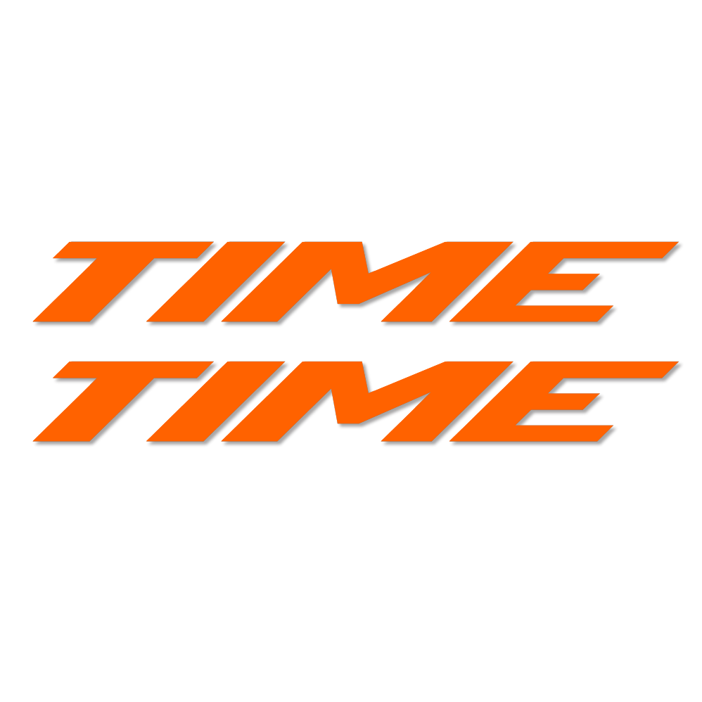 Stickers Time compatibles - Autocollants cadre vélo