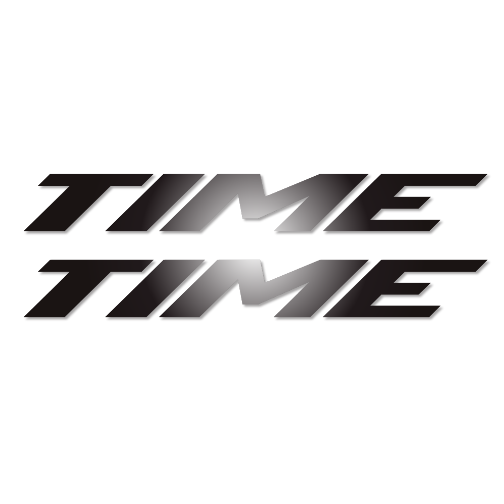 Stickers Time compatibles - Autocollants cadre vélo